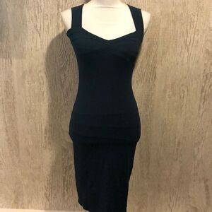 Moon Katz Teal/Navy Tight Fitted Dress